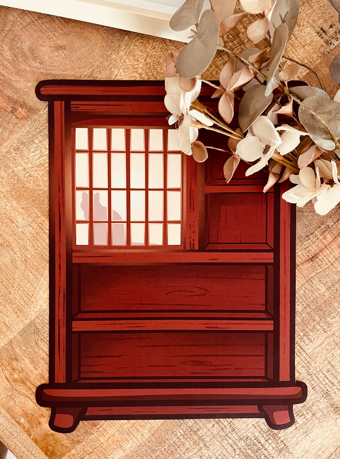 Libreria magnetica mogano