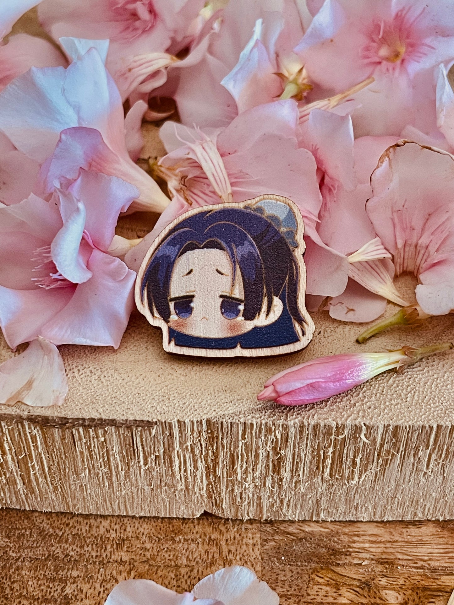 Wood pin Sad frog guy