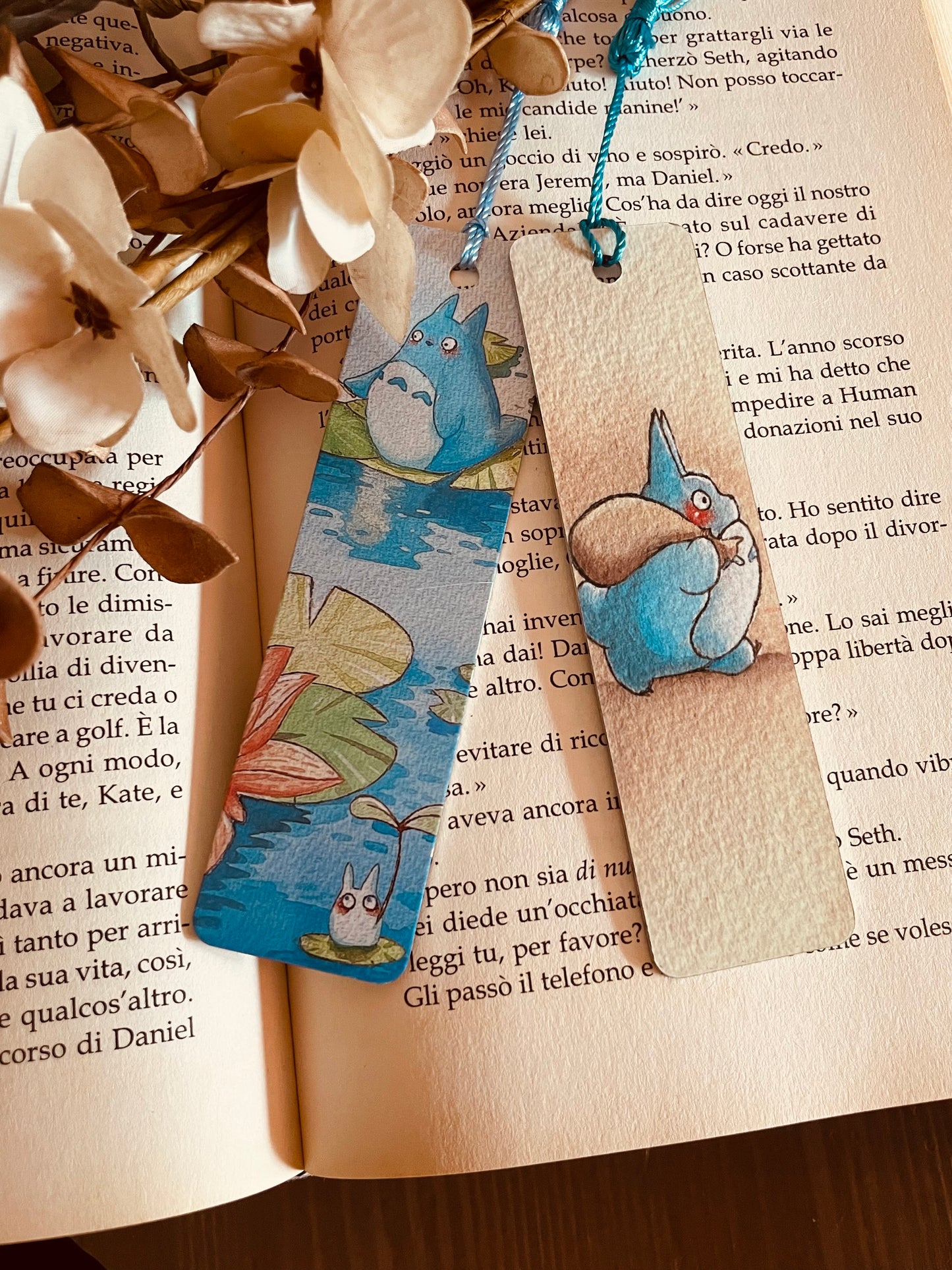 Segnalibro Coniglio a pesca