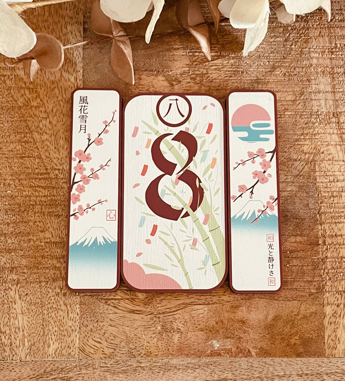 Set 1 numero civico + 2 tasselli laterali