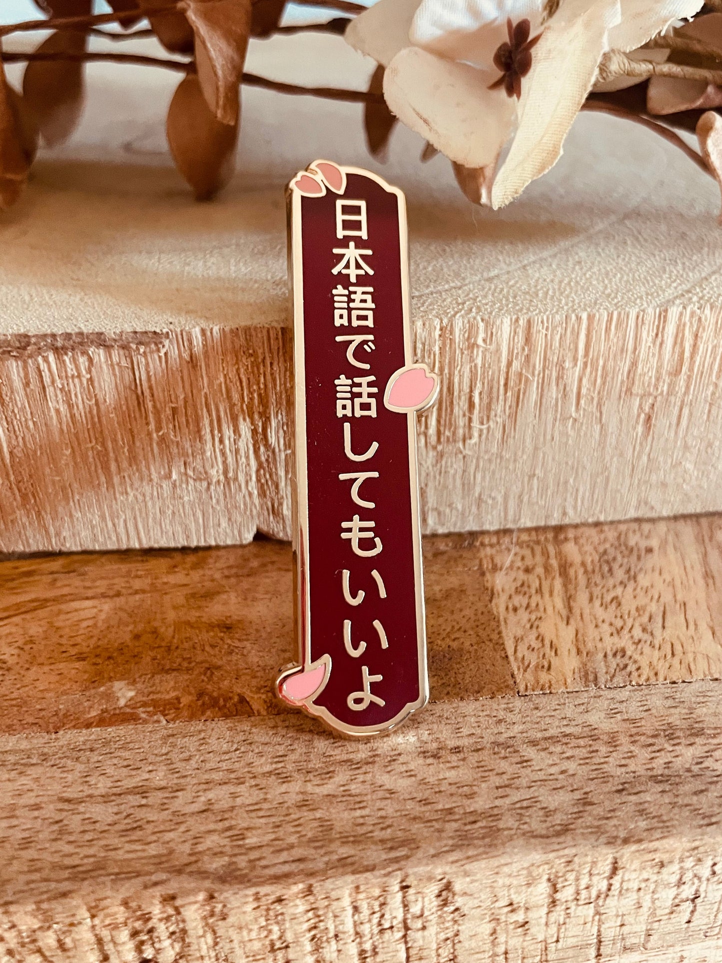 Hanashi Pin “Puoi parlare giapponese con me”