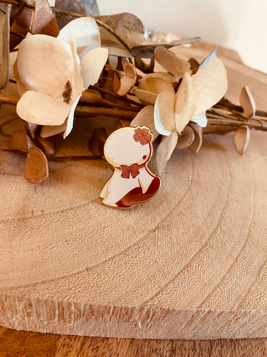 Teru teru bozu enamel pin