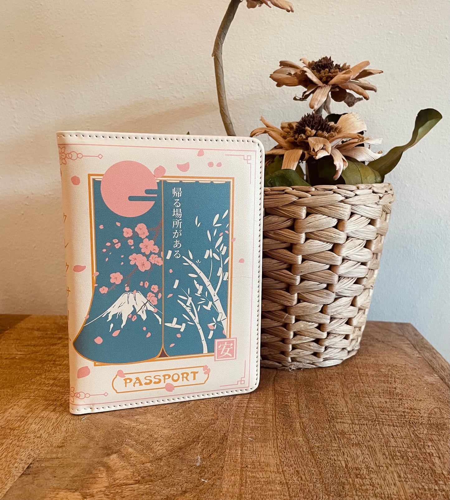 Porta passaporto Fuji noren