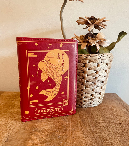 Porta passaporto Koi