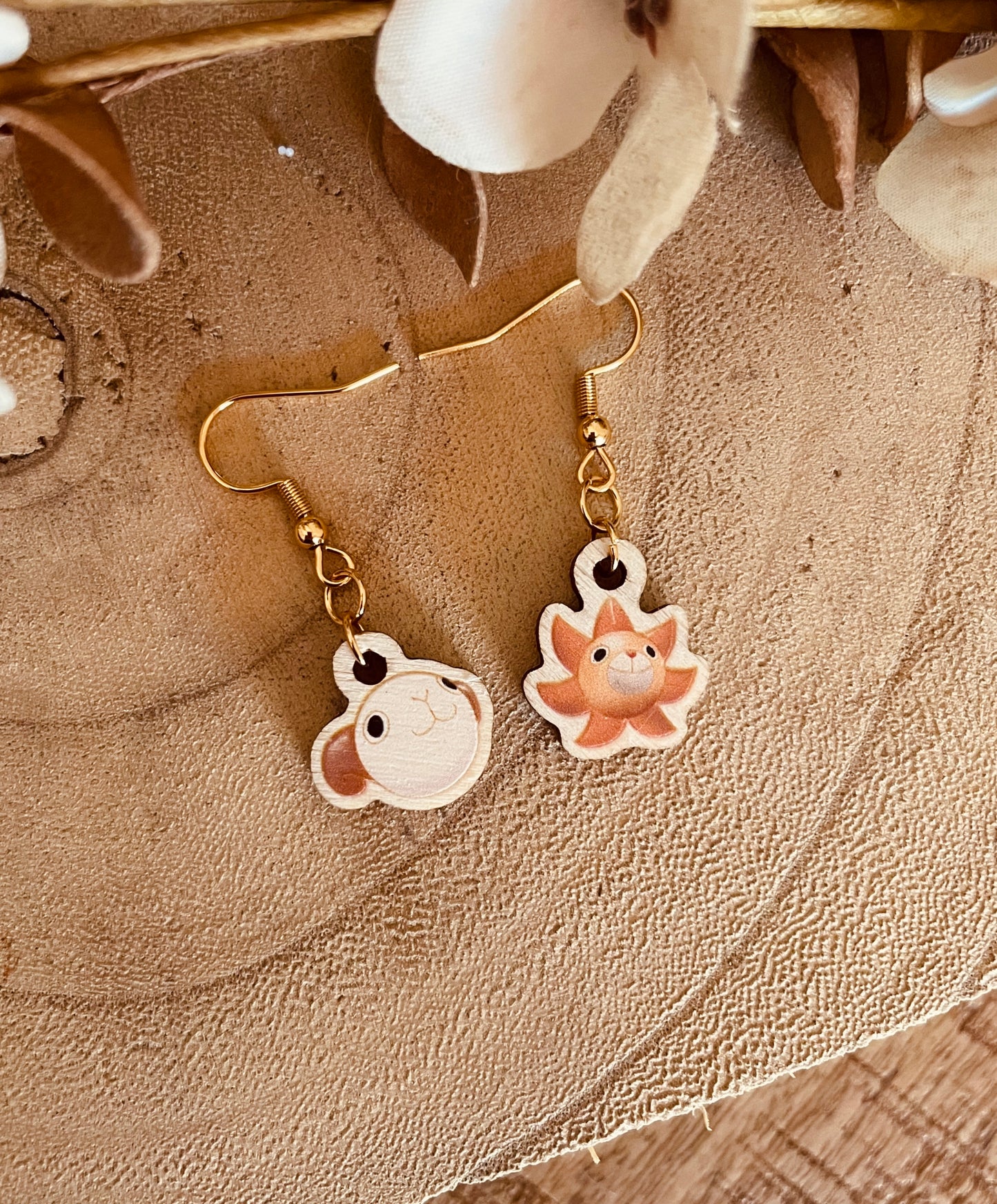 Orecchini ship’s figurehead charm