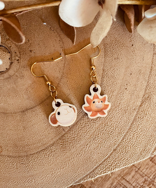 Orecchini ship’s figurehead charm