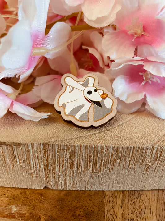 Wood pin ghost dog
