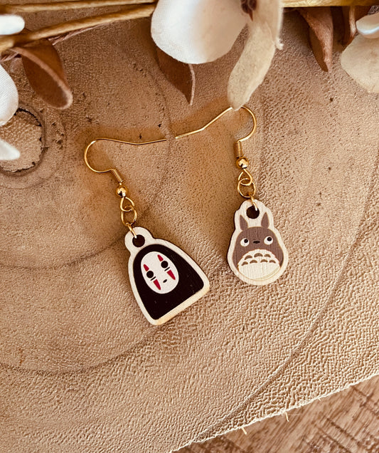 Orecchini The rabbit and the spirit