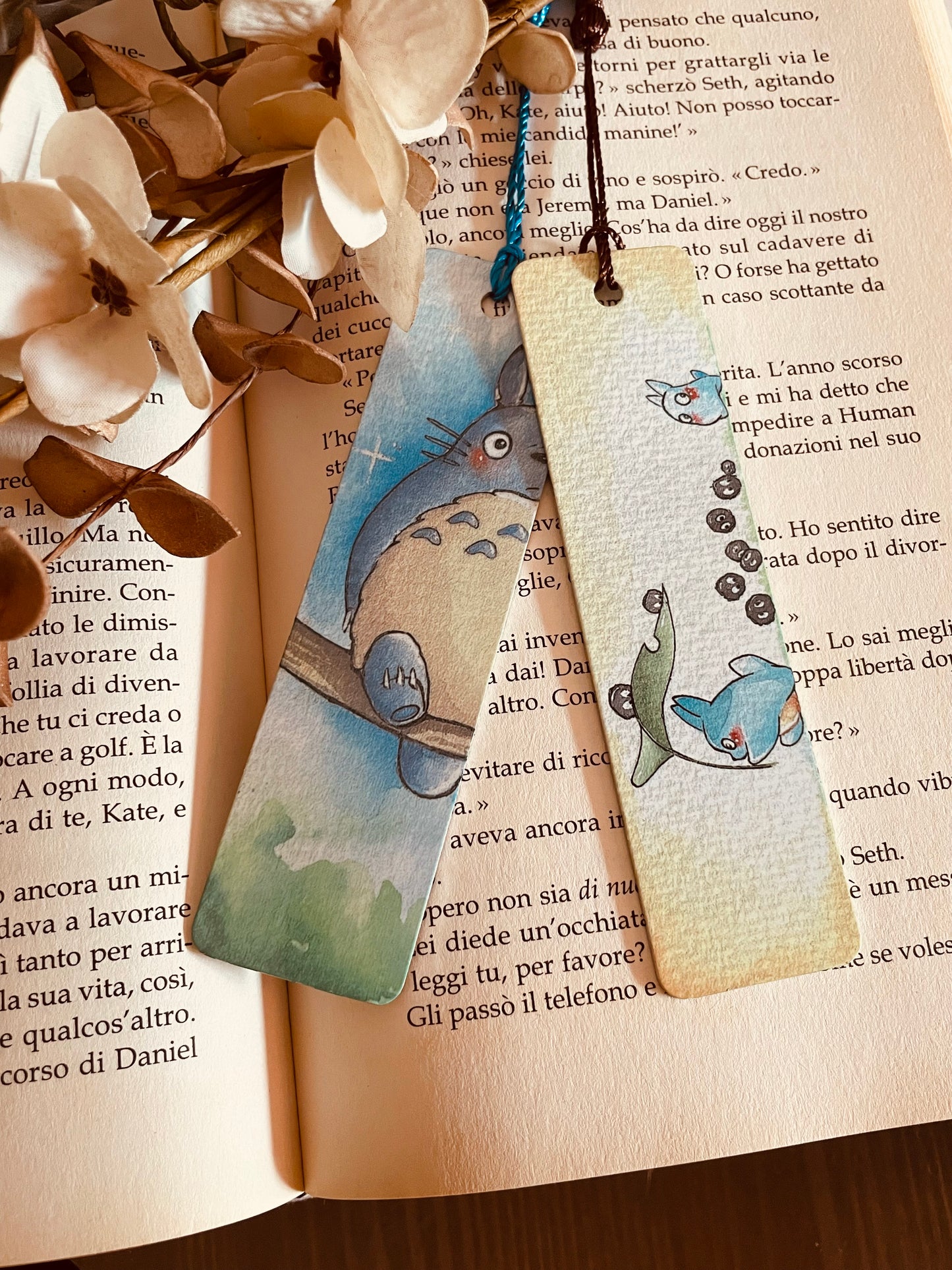 Segnalibro Coniglio blu