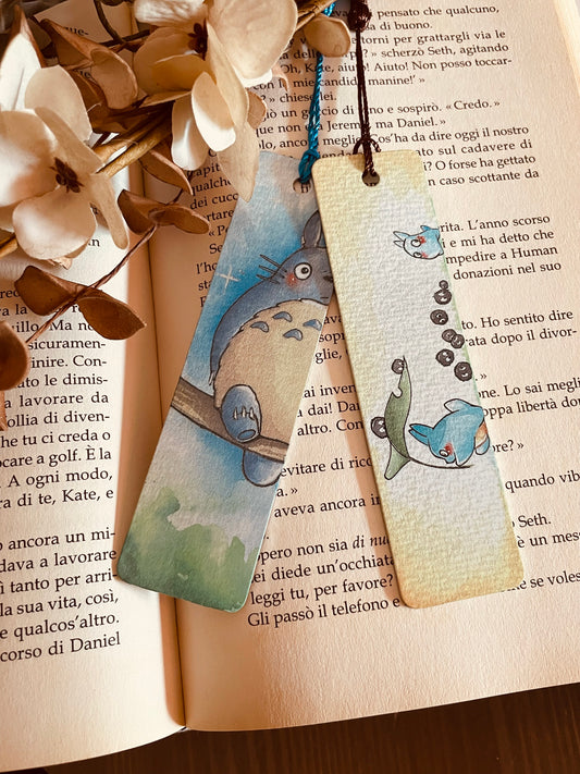 Segnalibro Coniglio blu