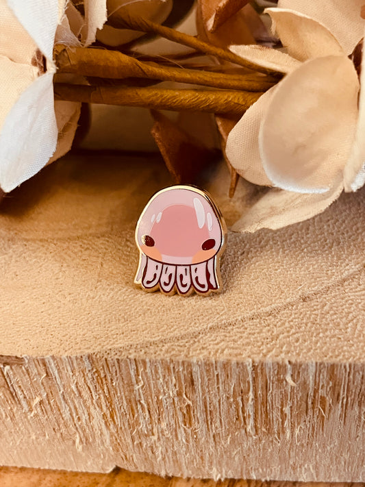 Medusina 2 rosa enamel pin