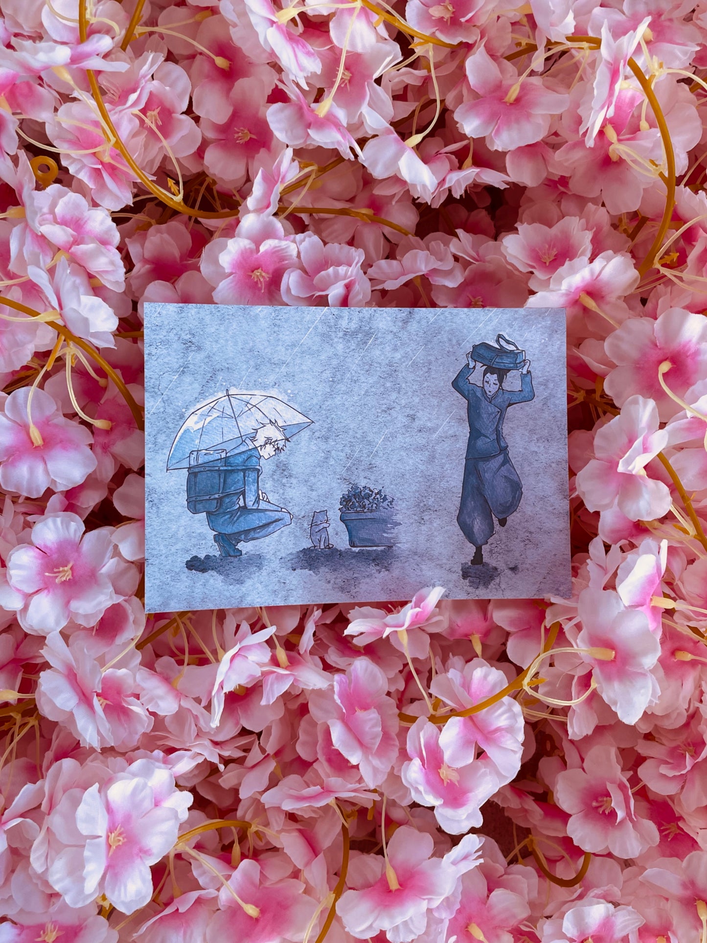 Stampa Ragazzi sotto la pioggia