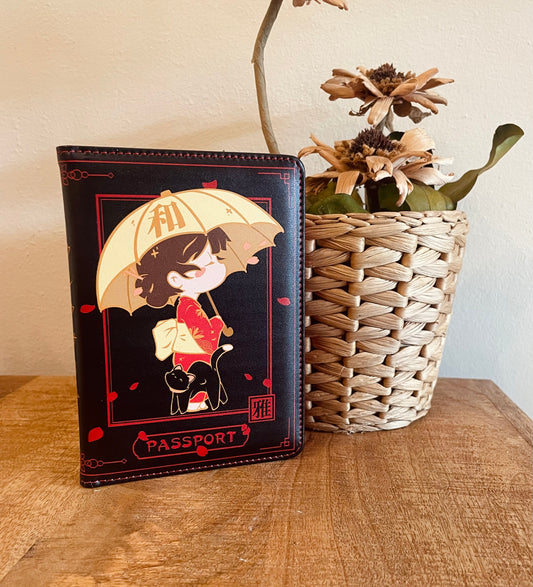 Porta passaporto Miyabi Rain